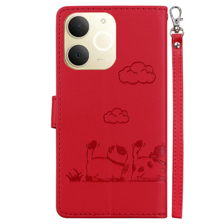 For Realme Narzo 80 Lite 4G / C71 India Cute Cats RFID Leather Phone Case