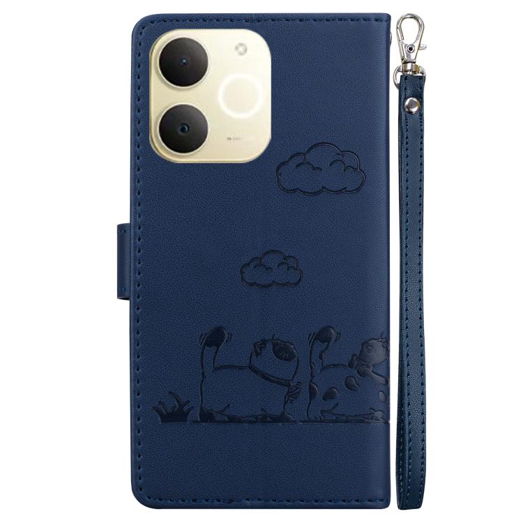 For Realme Narzo 80 Lite 4G / C71 India Cute Cats RFID Leather Phone Case