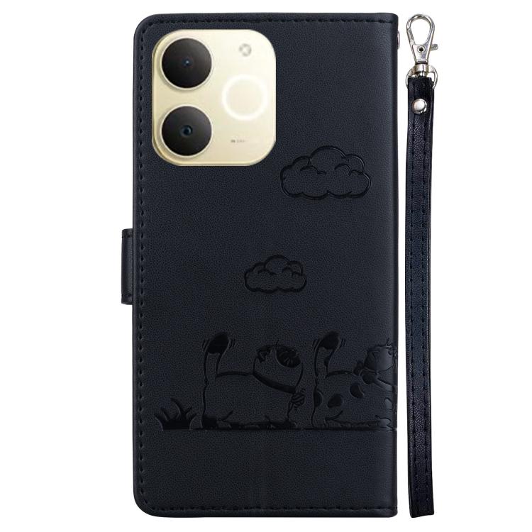For Realme Narzo 80 Lite 4G / C71 India Cute Cats RFID Leather Phone Case