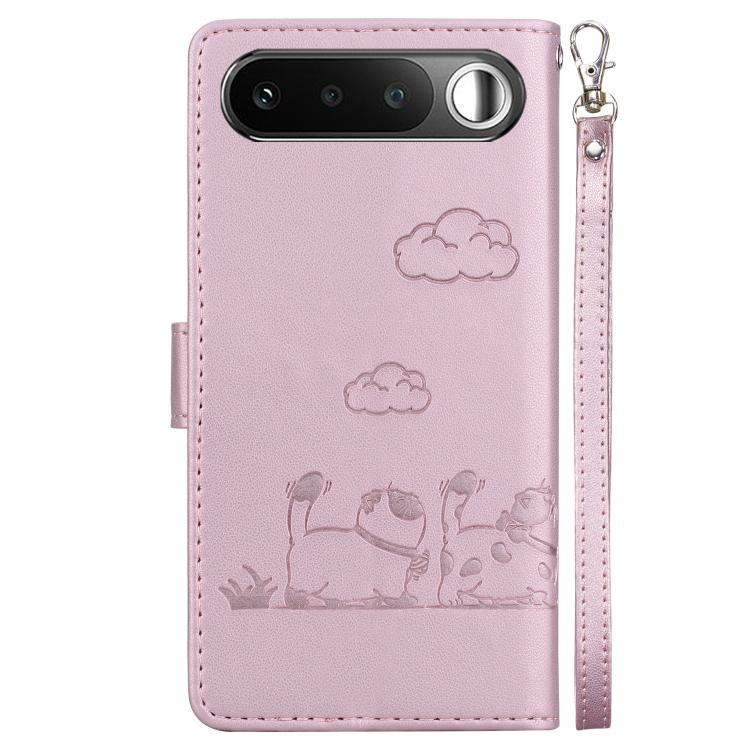 For Realme 16 5G Cute Cats RFID Leather Phone Case