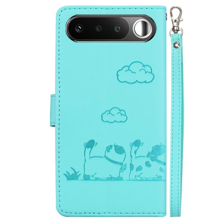 For Realme 16 5G Cute Cats RFID Leather Phone Case
