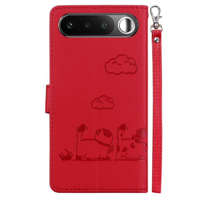 For Realme 16 5G Cute Cats RFID Leather Phone Case