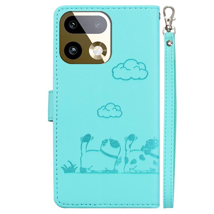 For Realme 16 Pro+ 5G Cute Cats RFID Leather Phone Case