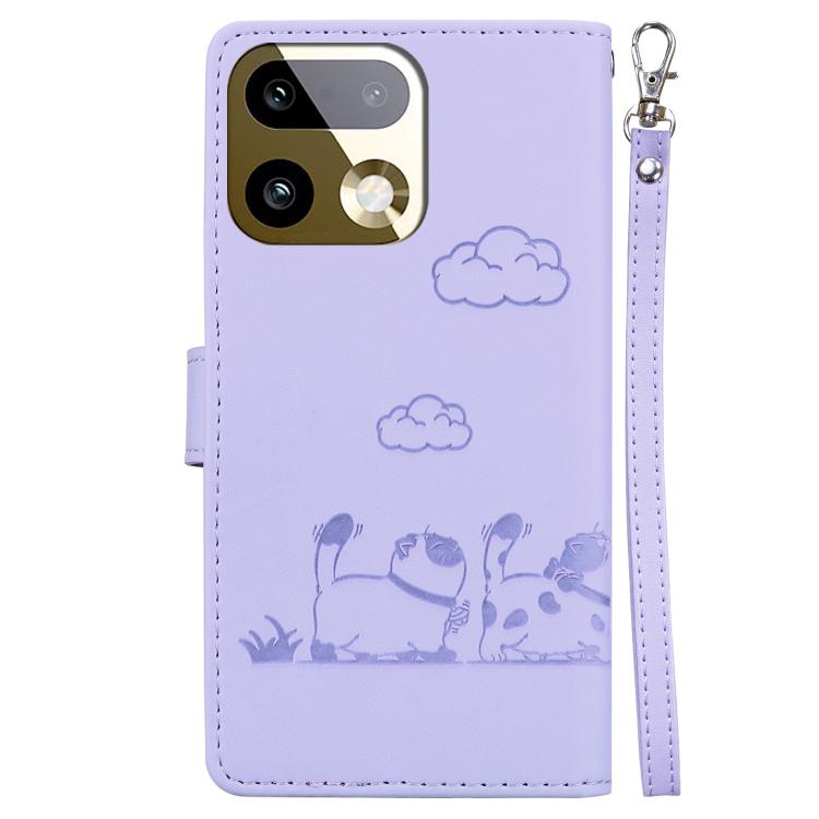 For Realme 16 Pro+ 5G Cute Cats RFID Leather Phone Case