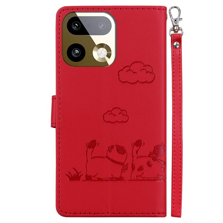 For Realme 16 Pro+ 5G Cute Cats RFID Leather Phone Case