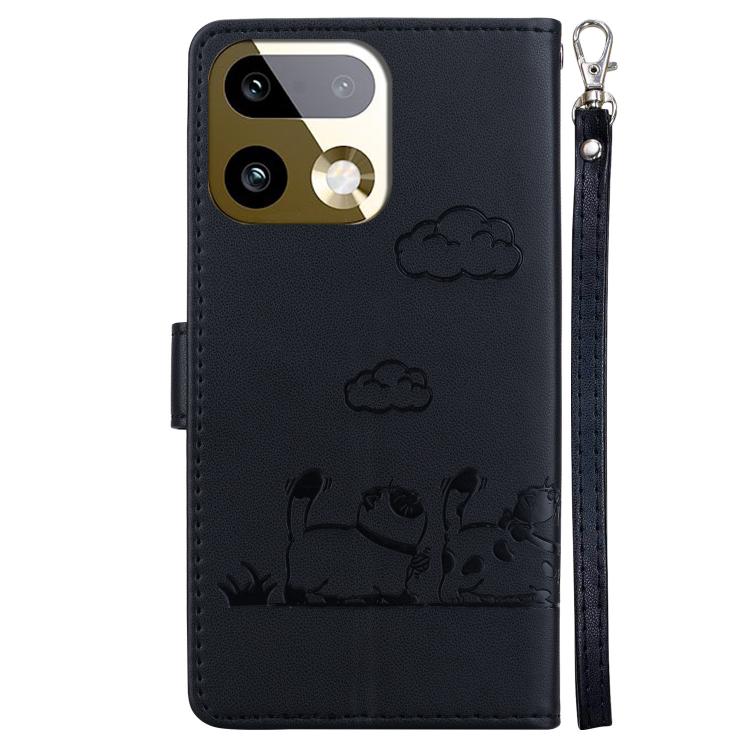 For Realme 16 Pro+ 5G Cute Cats RFID Leather Phone Case