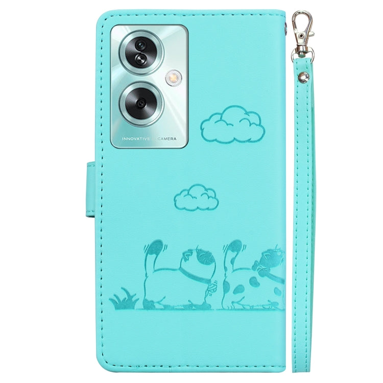 For OnePlus Nord N30 SE Cute Cats RFID Leather Phone Case