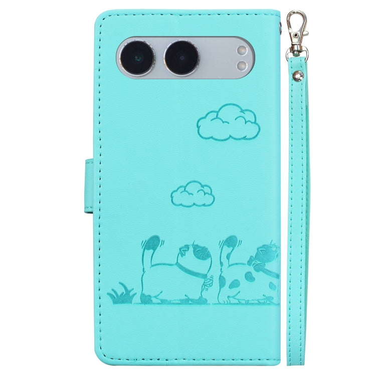 For OnePlus Nord 4 Cute Cats RFID Leather Phone Case