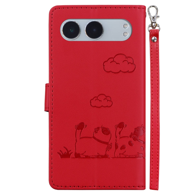 For OnePlus Nord 4 Cute Cats RFID Leather Phone Case