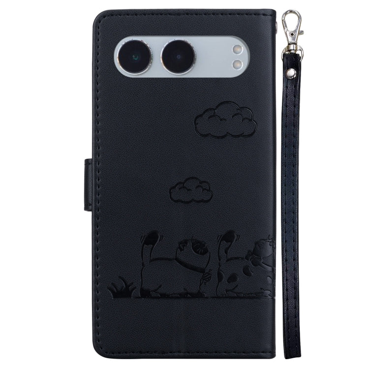 For OnePlus Nord 4 Cute Cats RFID Leather Phone Case
