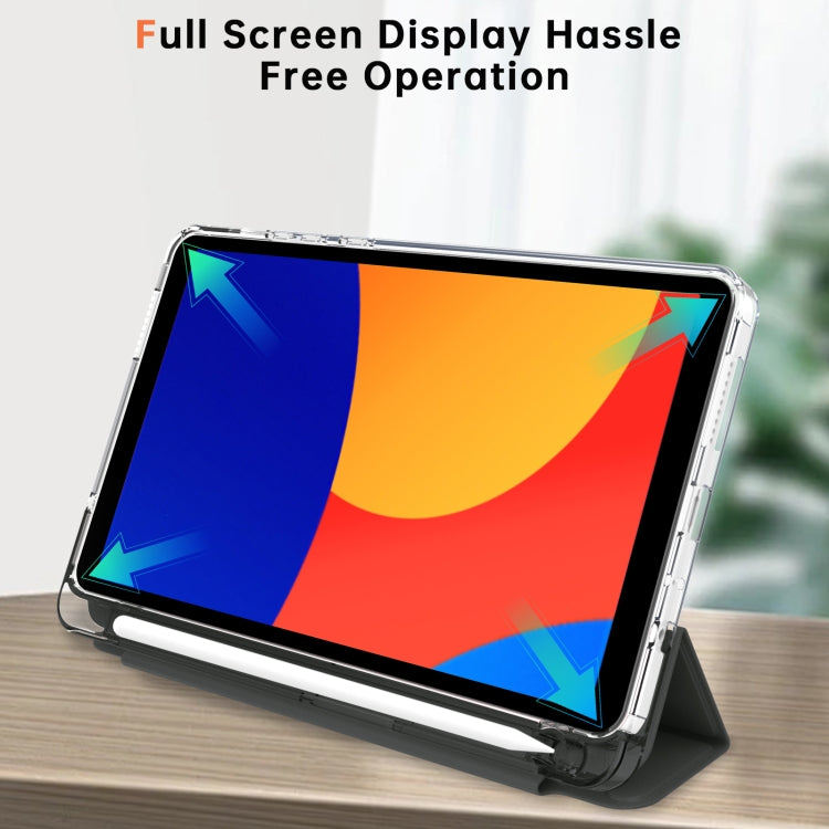 For Xiaomi Redmi Pad SE 8.7 Clear Acrylic Deformation Leather Tablet Case