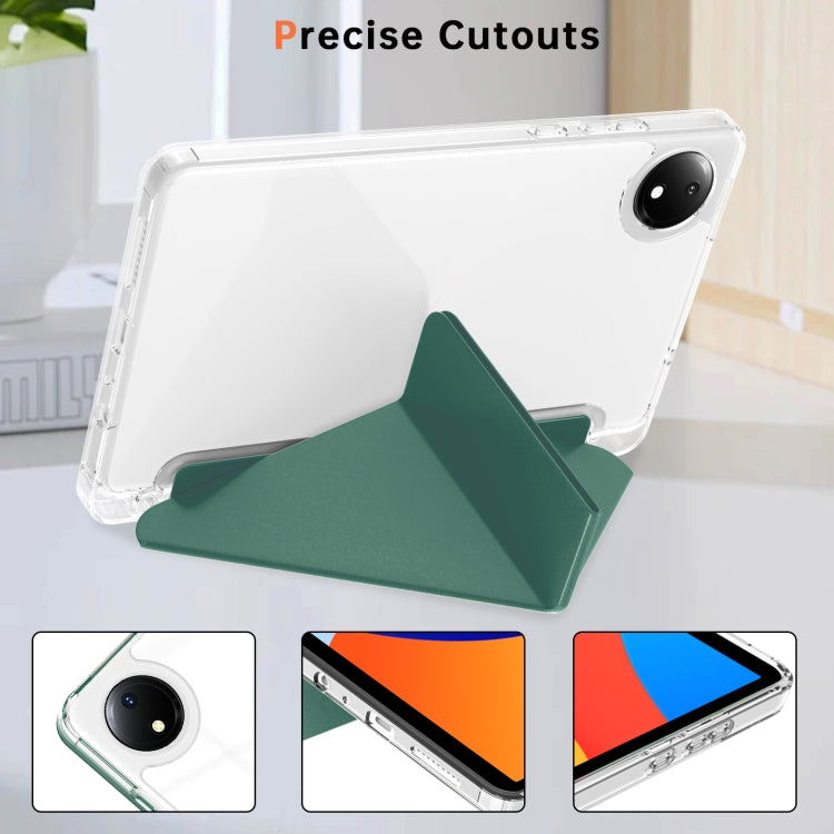 For Xiaomi Redmi Pad SE 8.7 Clear Acrylic Deformation Leather Tablet Case