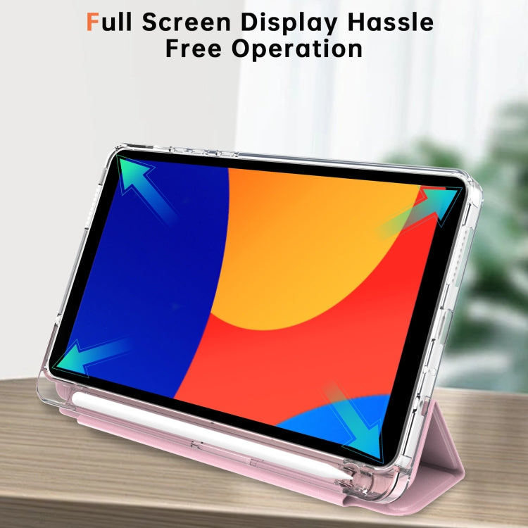 For Xiaomi Redmi Pad SE 8.7 Clear Acrylic Deformation Leather Tablet Case