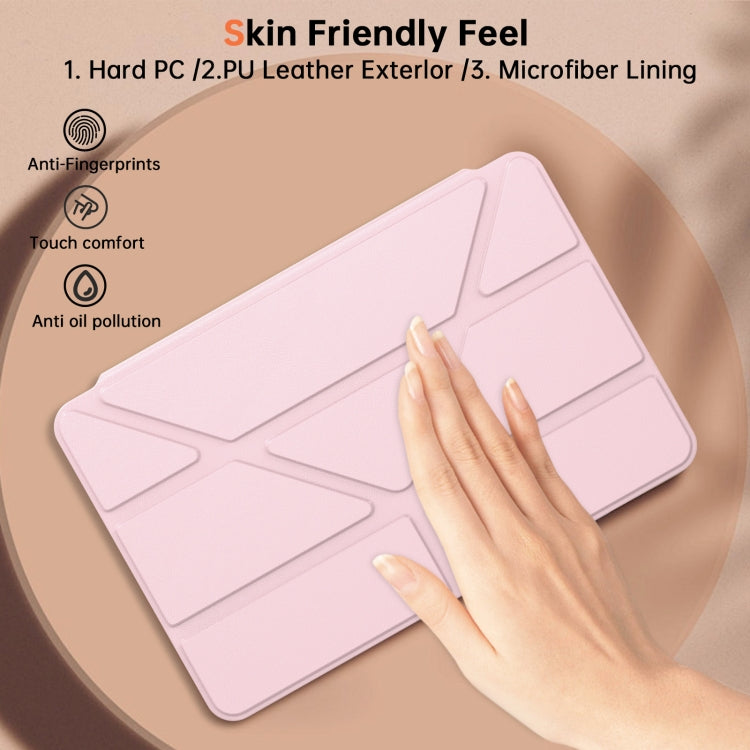 For Xiaomi Redmi Pad SE 8.7 Clear Acrylic Deformation Leather Tablet Case