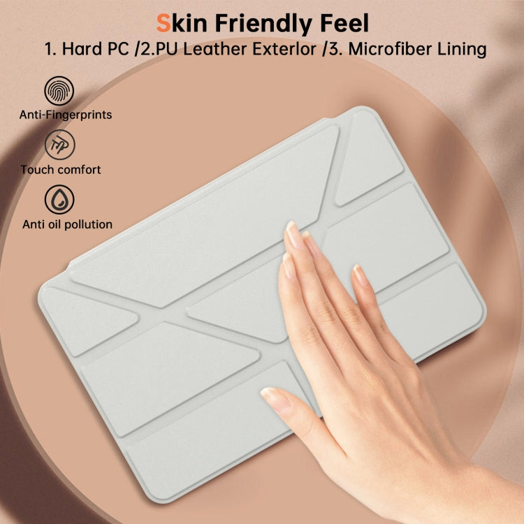 For Xiaomi Redmi Pad SE 8.7 Clear Acrylic Deformation Leather Tablet Case