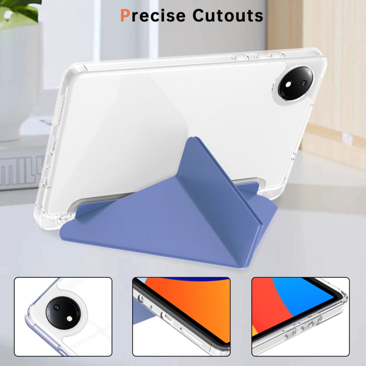 For Xiaomi Redmi Pad SE 8.7 Clear Acrylic Deformation Leather Tablet Case