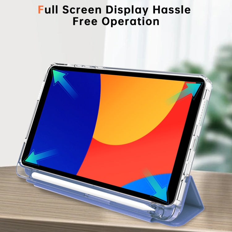 For Xiaomi Redmi Pad SE 8.7 Clear Acrylic Deformation Leather Tablet Case