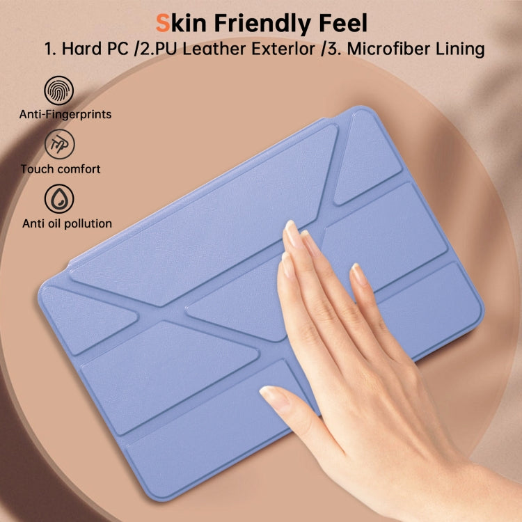 For Xiaomi Redmi Pad SE 8.7 Clear Acrylic Deformation Leather Tablet Case