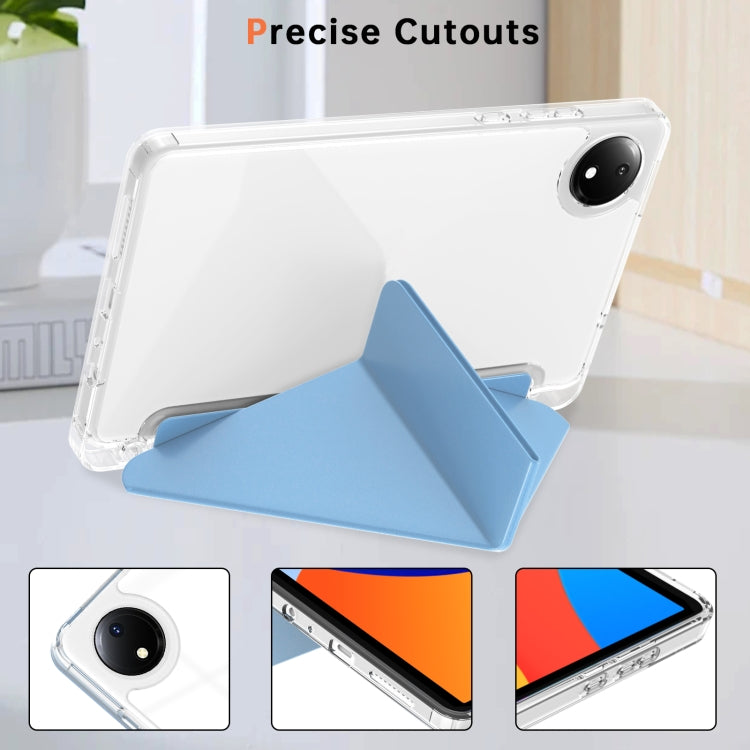 For Xiaomi Redmi Pad SE 8.7 Clear Acrylic Deformation Leather Tablet Case