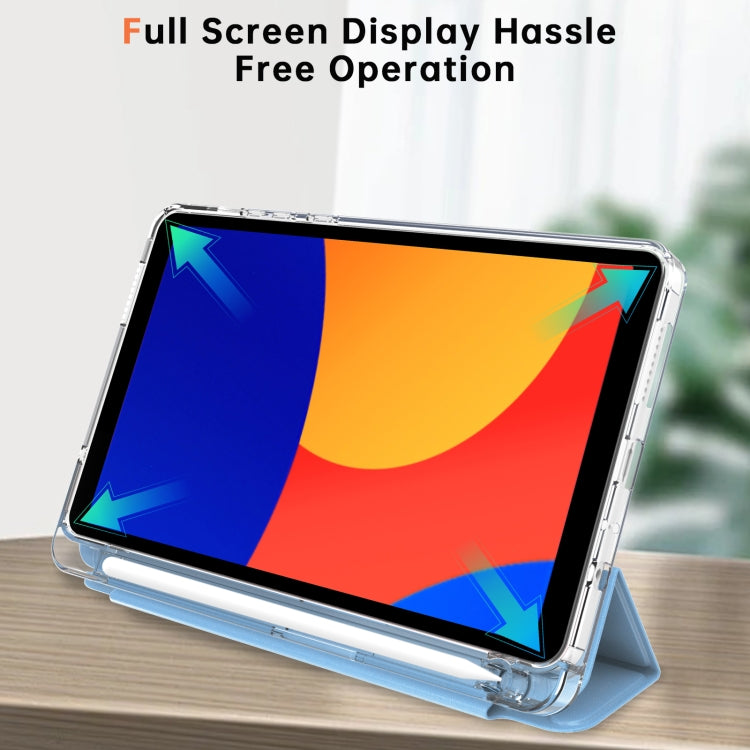For Xiaomi Redmi Pad SE 8.7 Clear Acrylic Deformation Leather Tablet Case