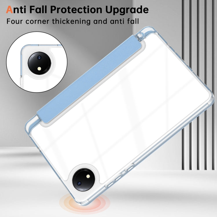 For Xiaomi Redmi Pad SE 8.7 Clear Acrylic Deformation Leather Tablet Case