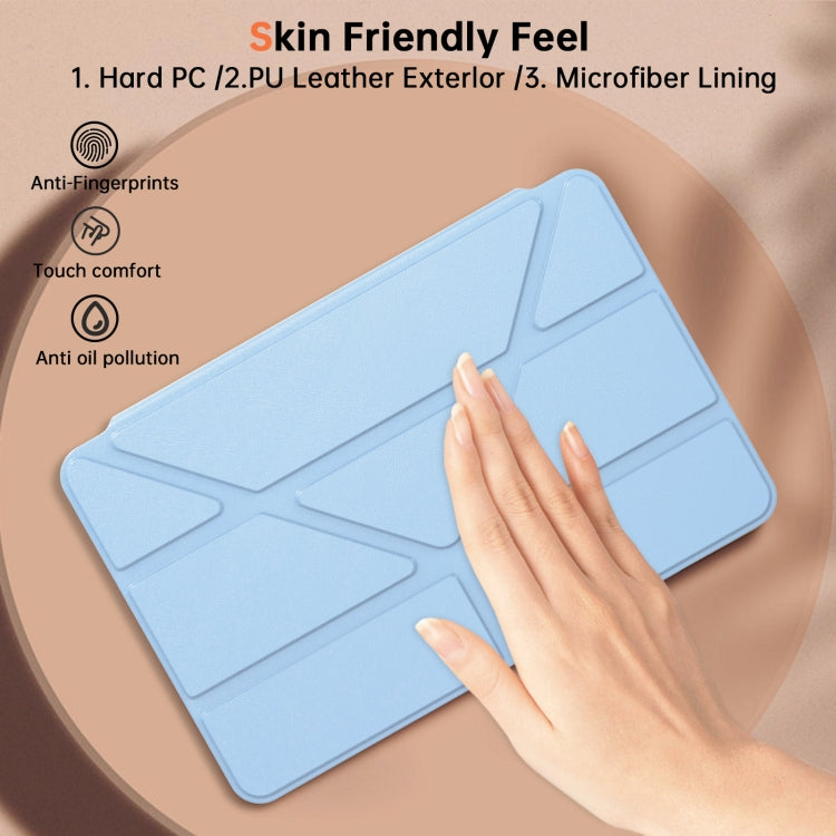 For Xiaomi Redmi Pad SE 8.7 Clear Acrylic Deformation Leather Tablet Case