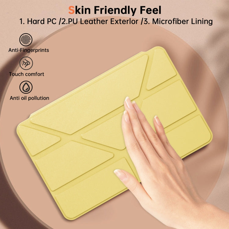 For Xiaomi Redmi Pad SE 8.7 Clear Acrylic Deformation Leather Tablet Case