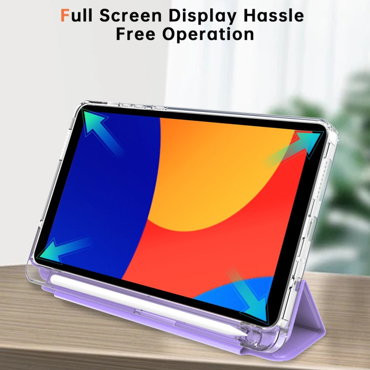 For Xiaomi Redmi Pad SE 8.7 Clear Acrylic Deformation Leather Tablet Case