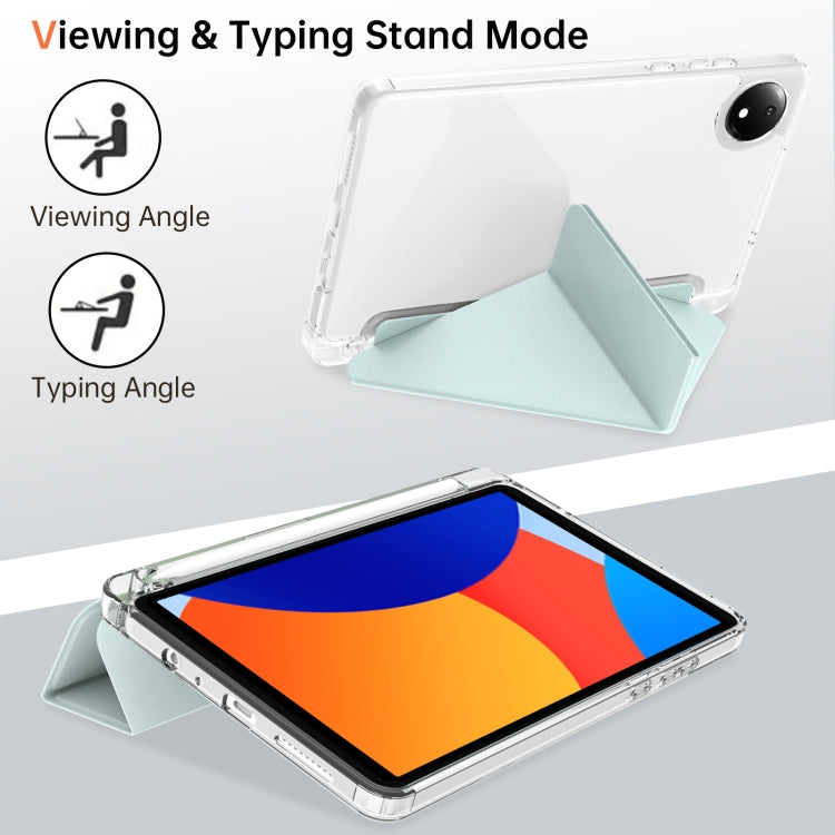 For Xiaomi Redmi Pad SE 8.7 Clear Acrylic Deformation Leather Tablet Case