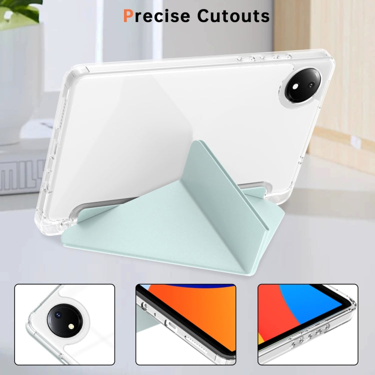 For Xiaomi Redmi Pad SE 8.7 Clear Acrylic Deformation Leather Tablet Case