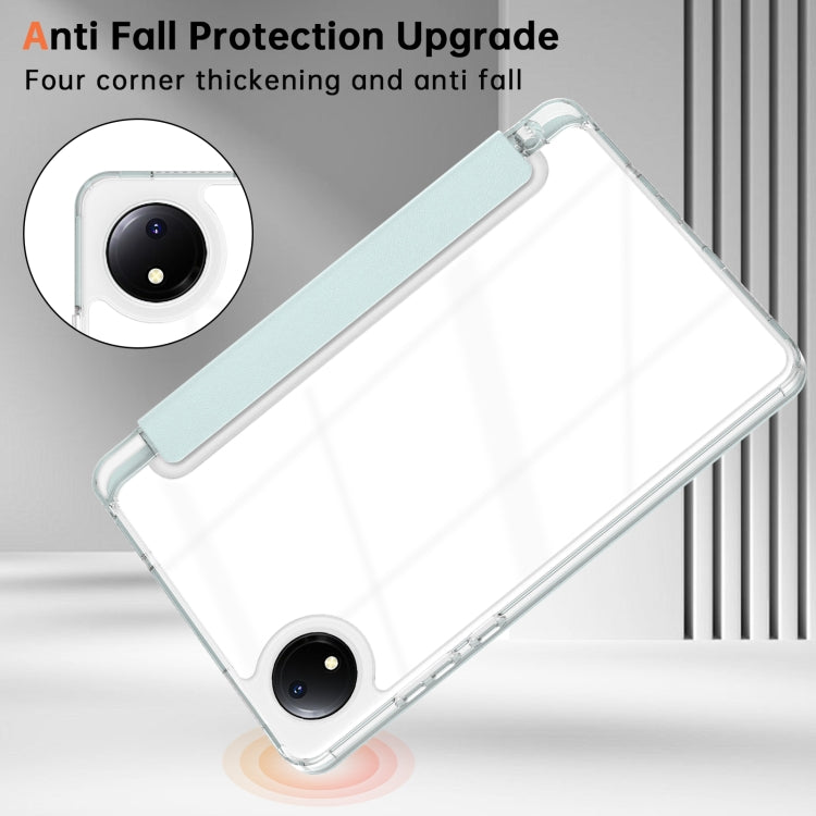 For Xiaomi Redmi Pad SE 8.7 Clear Acrylic Deformation Leather Tablet Case