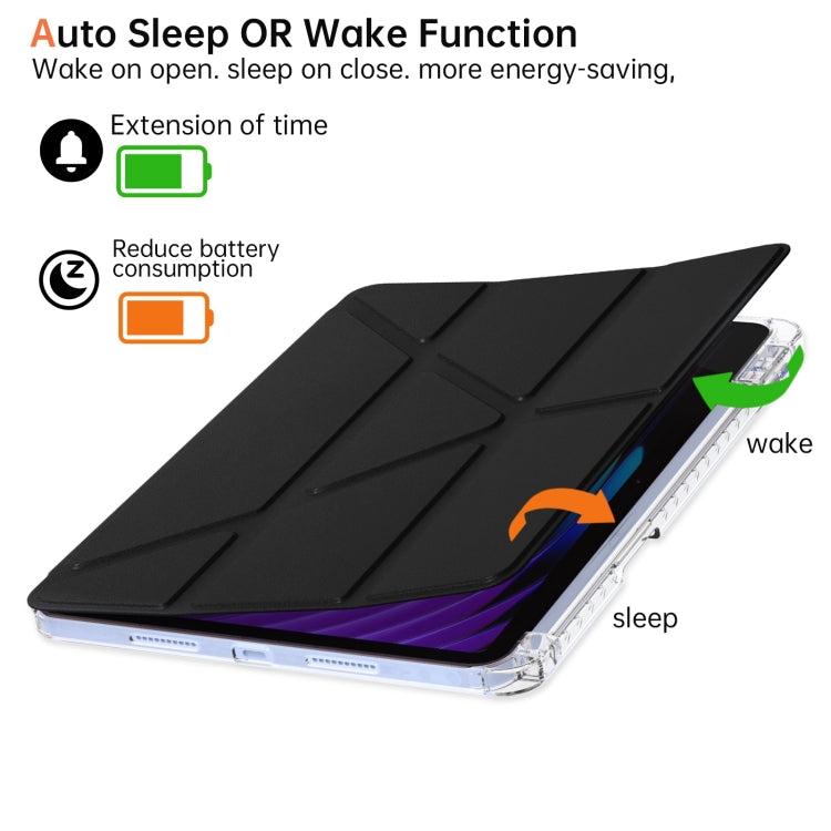 For Xiaomi Pad 7 / 7 Pro Clear Acrylic Deformation Leather Tablet Case