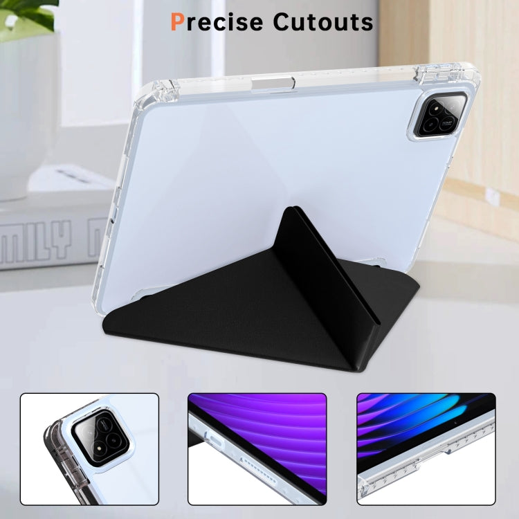 For Xiaomi Pad 7 / 7 Pro Clear Acrylic Deformation Leather Tablet Case