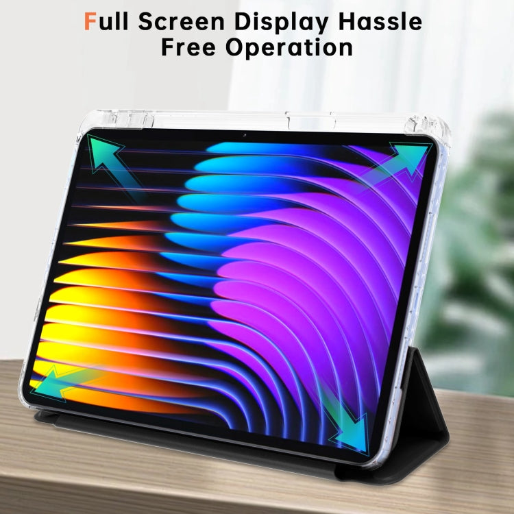For Xiaomi Pad 7 / 7 Pro Clear Acrylic Deformation Leather Tablet Case