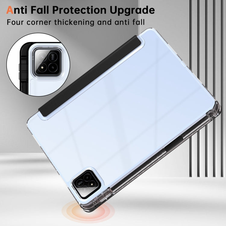 For Xiaomi Pad 7 / 7 Pro Clear Acrylic Deformation Leather Tablet Case