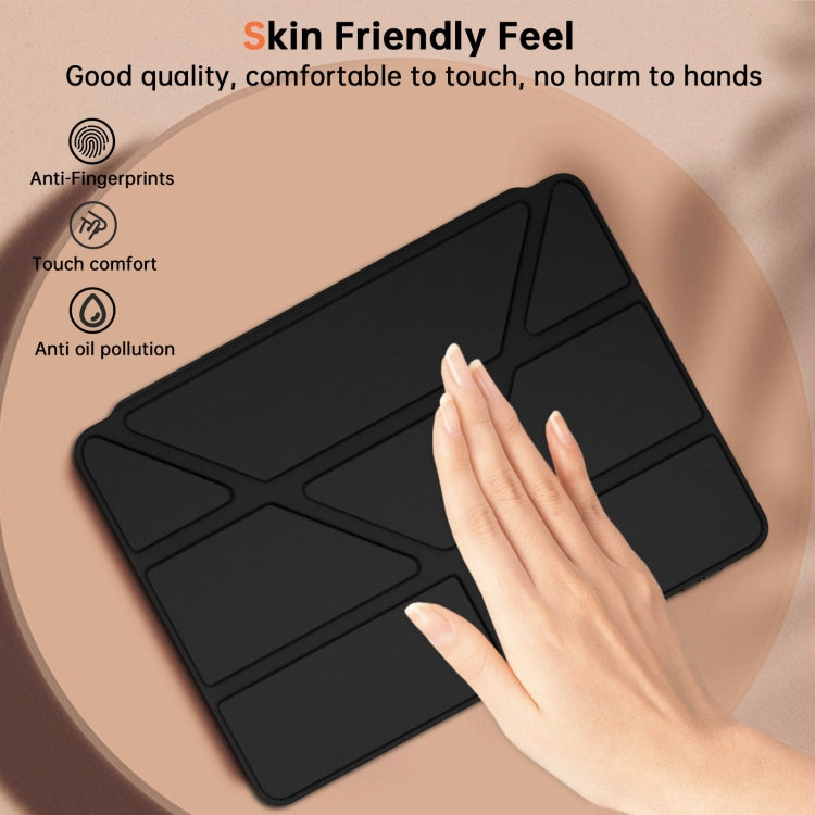 For Xiaomi Pad 7 / 7 Pro Clear Acrylic Deformation Leather Tablet Case