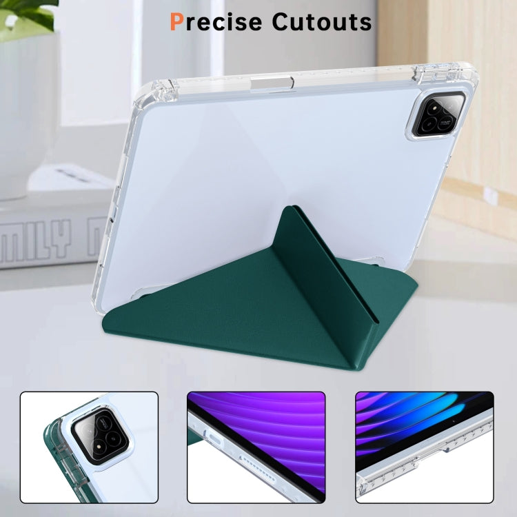 For Xiaomi Pad 7 / 7 Pro Clear Acrylic Deformation Leather Tablet Case
