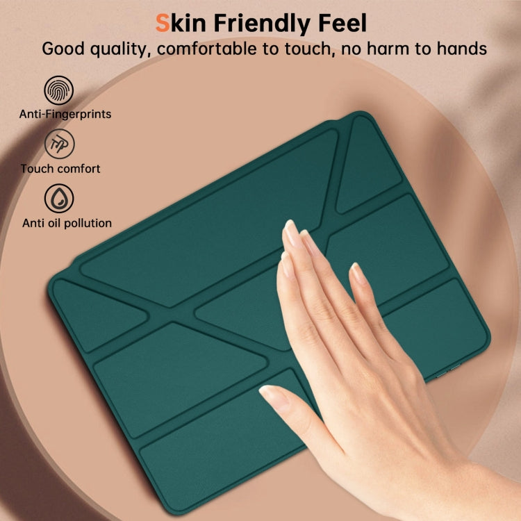 For Xiaomi Pad 7 / 7 Pro Clear Acrylic Deformation Leather Tablet Case