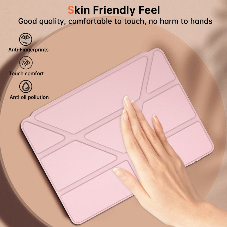 For Xiaomi Pad 7 / 7 Pro Clear Acrylic Deformation Leather Tablet Case