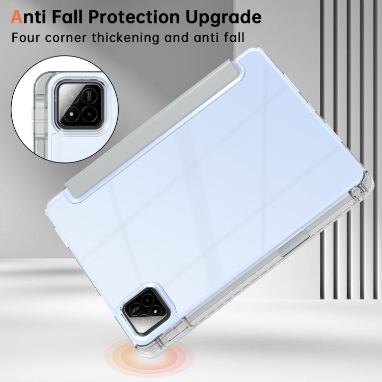 For Xiaomi Pad 7 / 7 Pro Clear Acrylic Deformation Leather Tablet Case