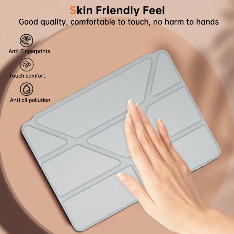 For Xiaomi Pad 7 / 7 Pro Clear Acrylic Deformation Leather Tablet Case