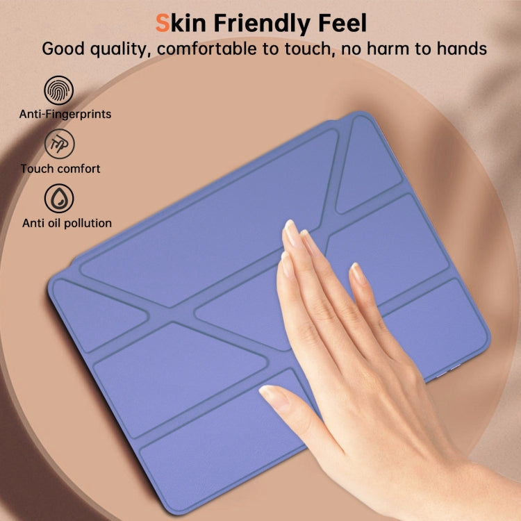 For Xiaomi Pad 7 / 7 Pro Clear Acrylic Deformation Leather Tablet Case