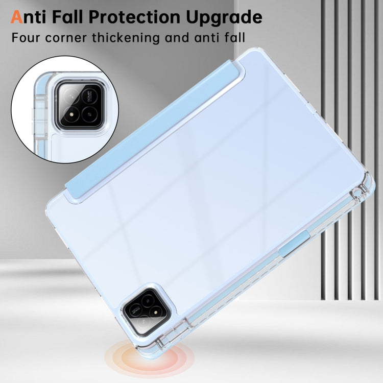 For Xiaomi Pad 7 / 7 Pro Clear Acrylic Deformation Leather Tablet Case