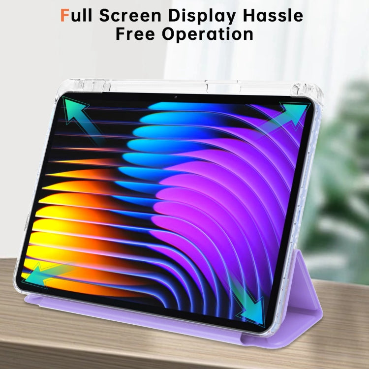 For Xiaomi Pad 7 / 7 Pro Clear Acrylic Deformation Leather Tablet Case