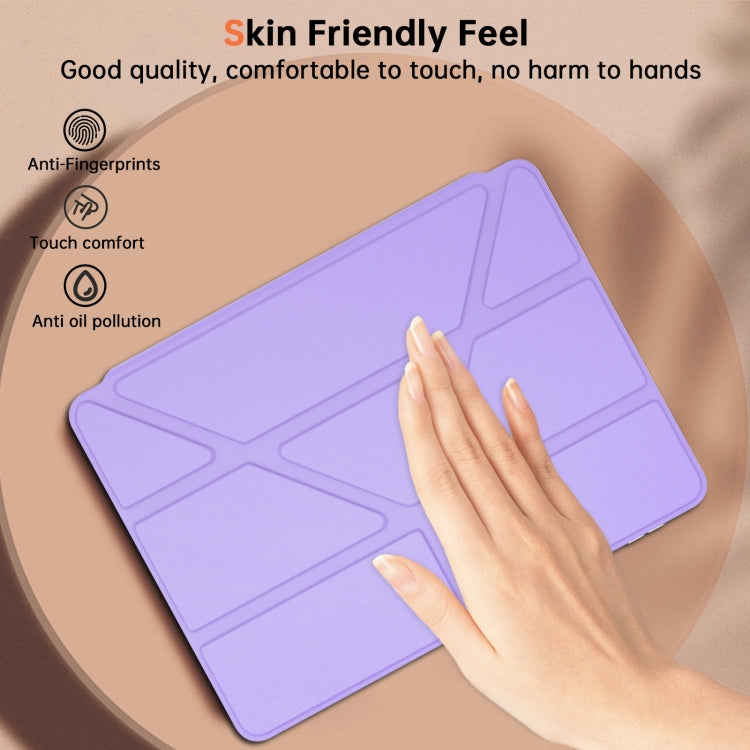 For Xiaomi Pad 7 / 7 Pro Clear Acrylic Deformation Leather Tablet Case