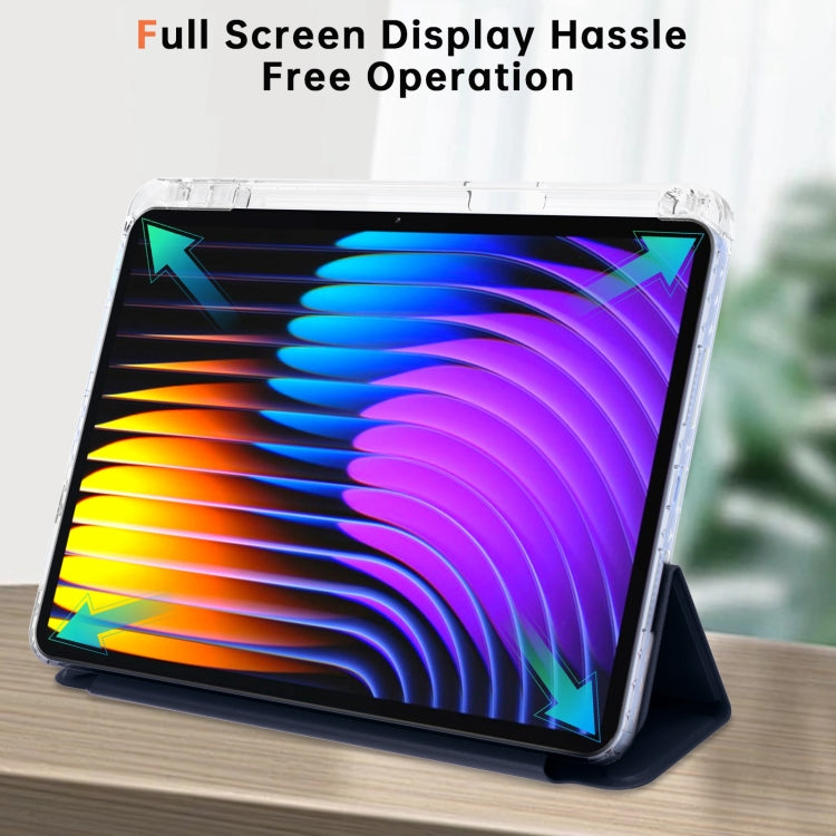For Xiaomi Pad 7 / 7 Pro Clear Acrylic Deformation Leather Tablet Case