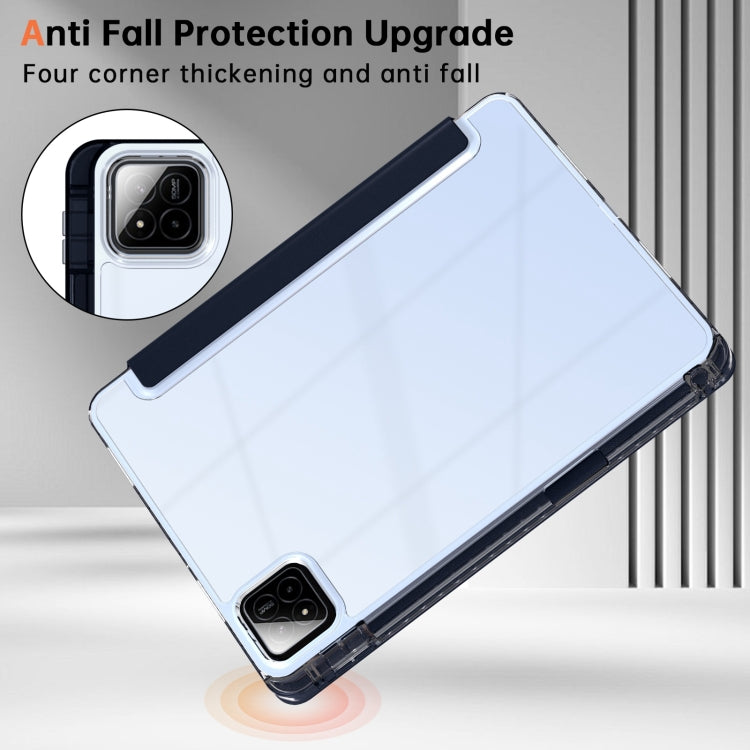 For Xiaomi Pad 7 / 7 Pro Clear Acrylic Deformation Leather Tablet Case