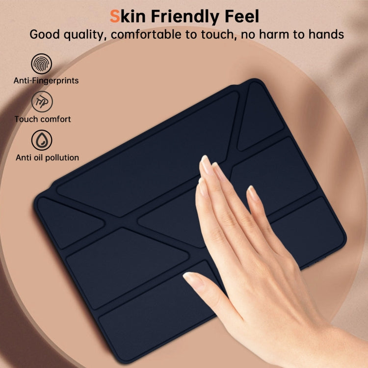 For Xiaomi Pad 7 / 7 Pro Clear Acrylic Deformation Leather Tablet Case