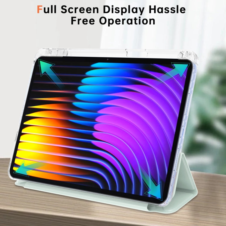 For Xiaomi Pad 7 / 7 Pro Clear Acrylic Deformation Leather Tablet Case