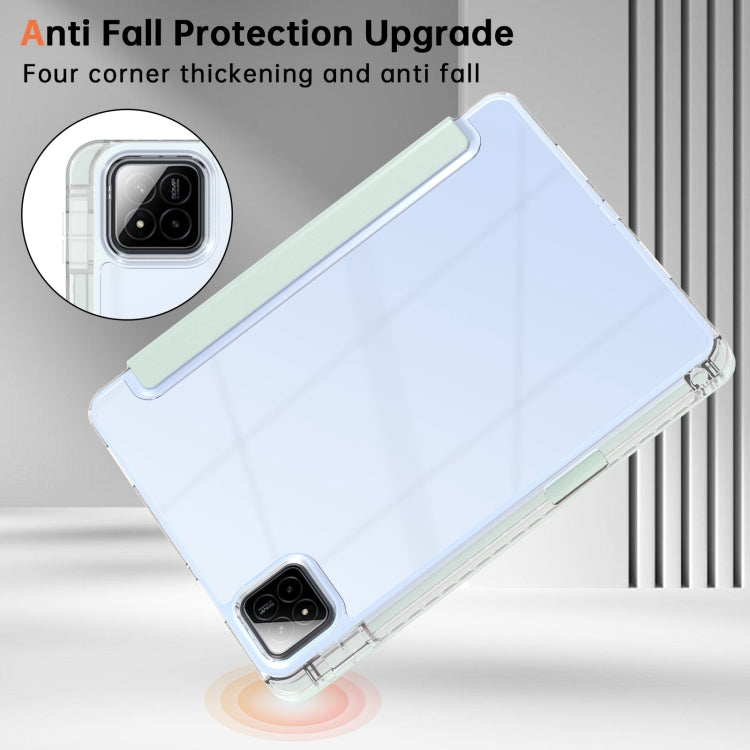 For Xiaomi Pad 7 / 7 Pro Clear Acrylic Deformation Leather Tablet Case